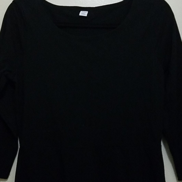 Old Navy black skater style dress - Picture 3 of 6